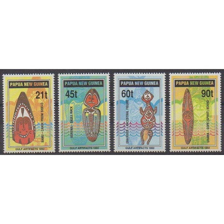 Buy this set of stamps of Papua New Guinea of the year 1992 (Nb 650/653).