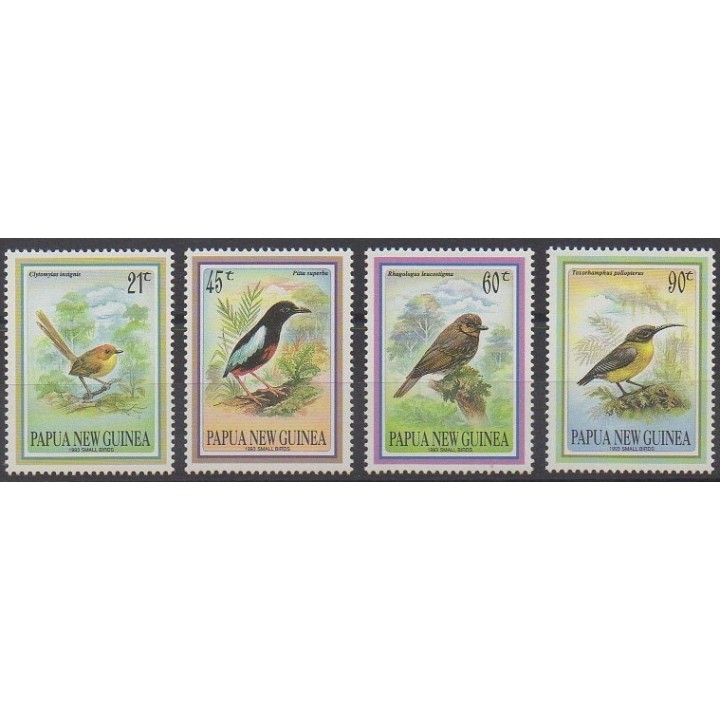 Acheter cette série de timbres de Papouasie-Nouvelle-Guinée de l'année 1993 (No 676/679).