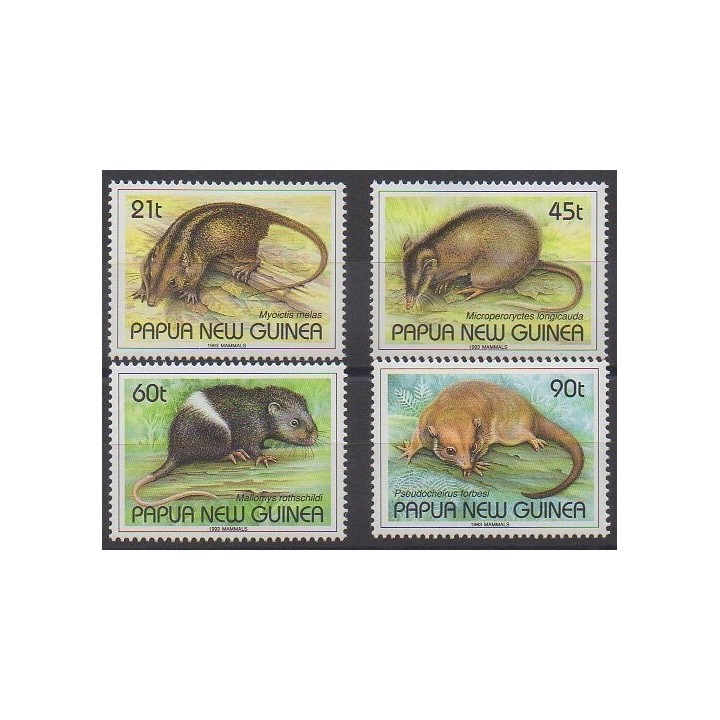 Buy this set of stamps of Papua New Guinea of the year 1993 (Nb 672/675).