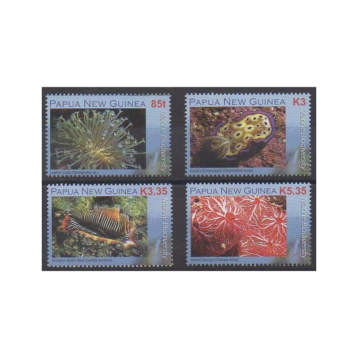 Buy this set of stamps of Papua New Guinea of the year 2008 (Nb 1207/1210).