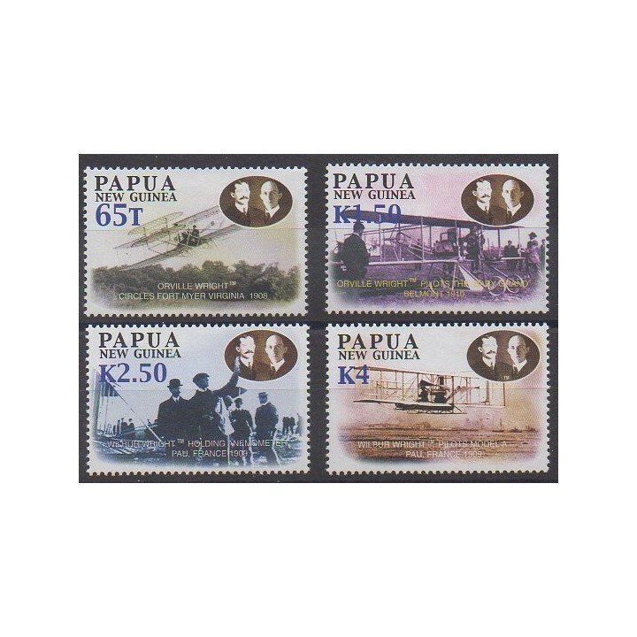 Acheter cette série de timbres de Papouasie-Nouvelle-Guinée de l'année 2003 (No 943/946).