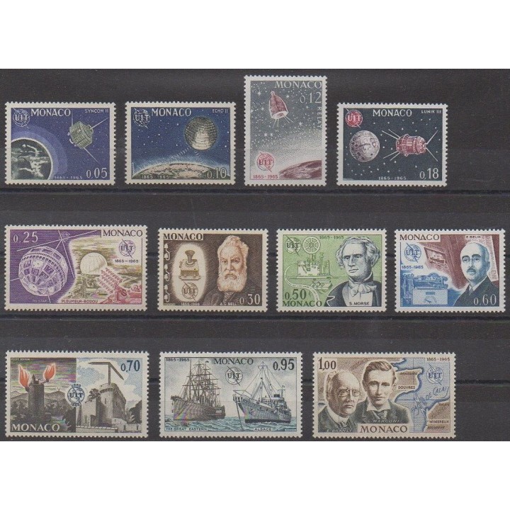 Buy this set of stamps of Monaco of the year 1965 (Nb 664/674).