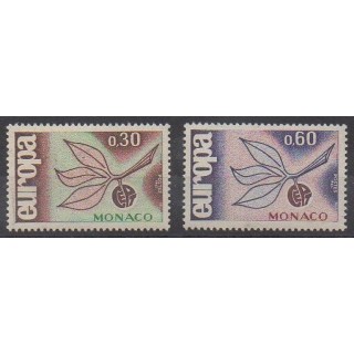 Buy this set of stamps of Monaco of the year 1965 (Nb 675/676).
