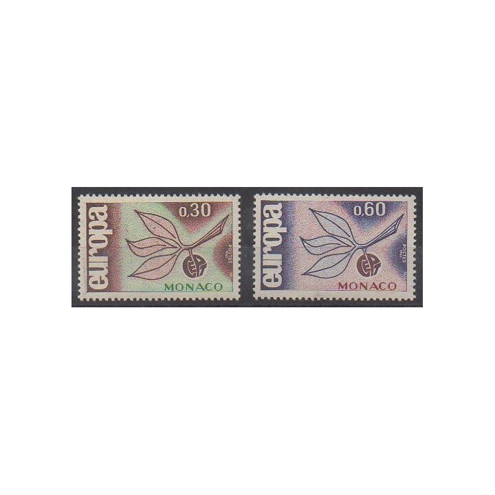 Buy this set of stamps of Monaco of the year 1965 (Nb 675/676).