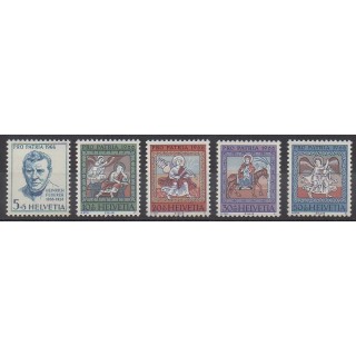 Acheter cette série de timbres de Suisse de l'année 1966 (No 769/773).