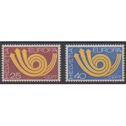 Swiss - 1973 - Nb 924/925 - Europa