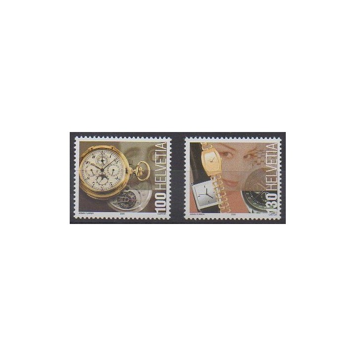 Acheter cette série de timbres de Suisse de l'année 2005 (No 1857/1858).
