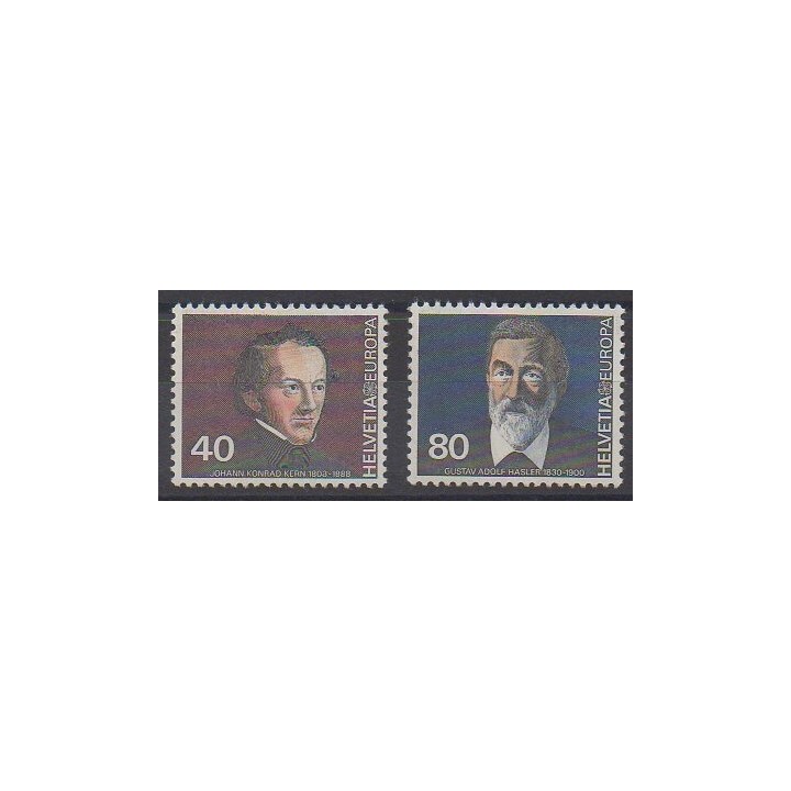 Buy this set of stamps of Swiss of the year 1980 (Nb 1104/1105).