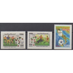 Syr. - 1990 - No 893/895 - Coupe du monde de football