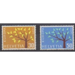 Swiss - 1962 - Nb 698/699 - Europa