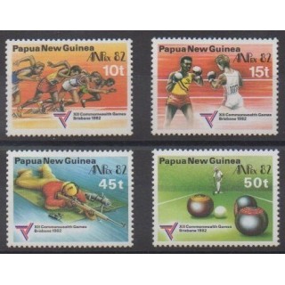Acheter cette série de timbres de Papouasie-Nouvelle-Guinée de l'année 1982 (No 445/448).