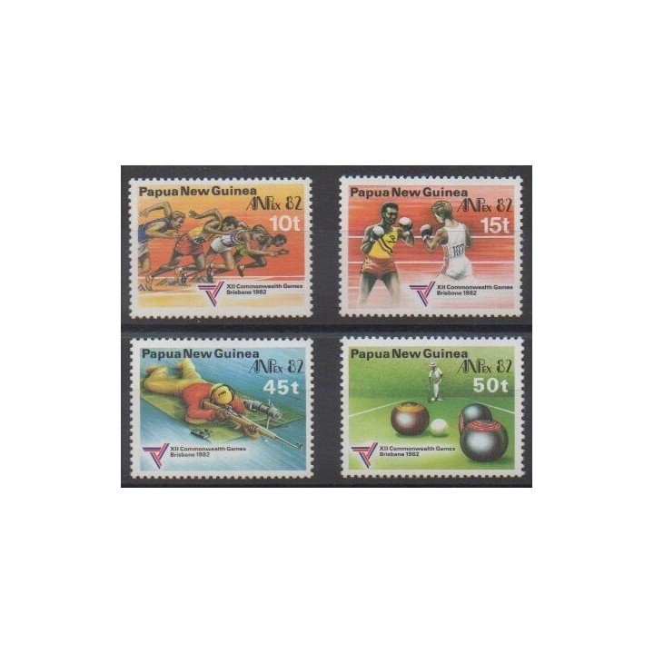 Buy this set of stamps of Papua New Guinea of the year 1982 (Nb 445/448).