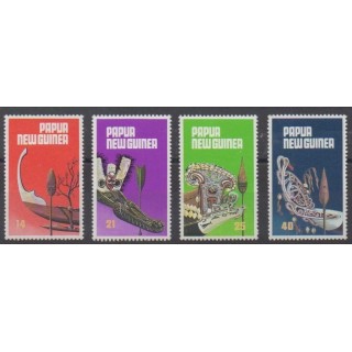 Acheter cette série de timbres de Papouasie-Nouvelle-Guinée de l'année 1979 (No 363/366).