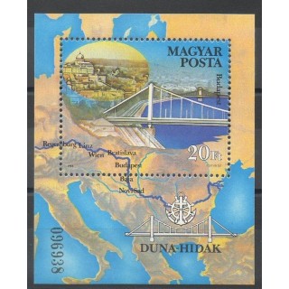 Timbres - Thème ponts - Hongrie - 1985- No BF 178