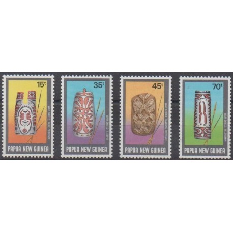 Papouasie-Nouvelle-Guinée - 1987 - No 543/546 - Artisanat ou métiers
