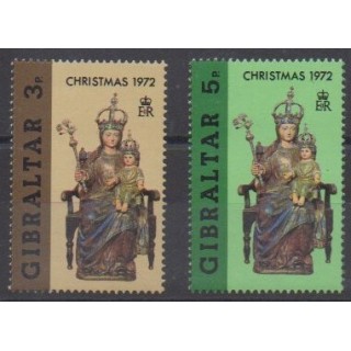 Acheter cette série de timbres de Gibraltar de l'année 1972 (No 288/289).