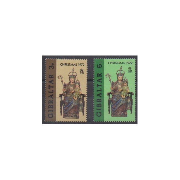 Buy this set of stamps of Gibraltar of the year 1972 (Nb 288/289).