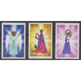 Buy this set of stamps of Nevis of the year 1980 (Nb 48/50).