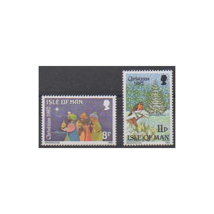 Buy this set of stamps of Isle of Man of the year 1982 (Nb 212/213).