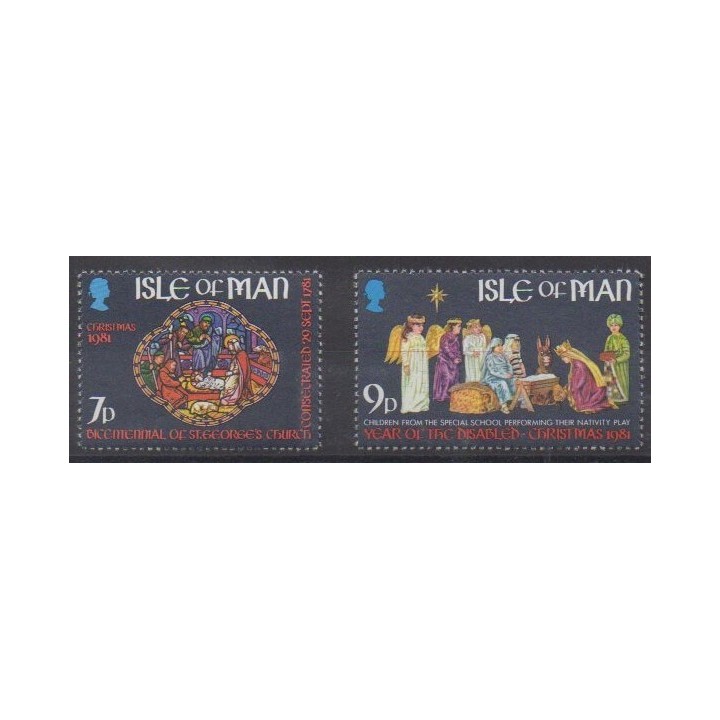 Buy this set of stamps of Isle of Man of the year 1981 (Nb 196/197).