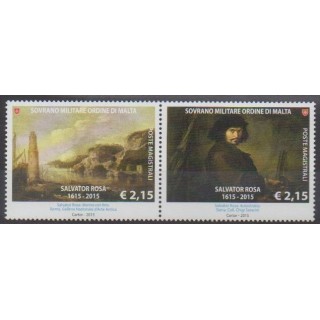 Buy this set of stamps of Order of Malta of the year 2015 (Nb 1278/1279).