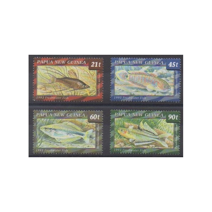 Acheter cette série de timbres de Papouasie-Nouvelle-Guinée de l'année 1993 (No 686/689).