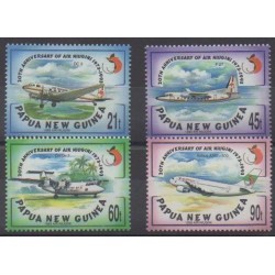Papouasie-Nouvelle-Guinée - 1993 - No 690/693 - Aviation