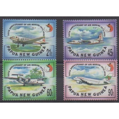 Papua New Guinea - 1993 - Nb 690/693 - Planes