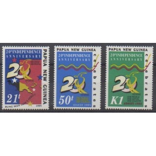 Buy this set of stamps of Papua New Guinea of the year 1995 (Nb 737/739).
