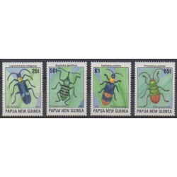 Papouasie-Nouvelle-Guinée - 1996 - No 754/757 - Insectes
