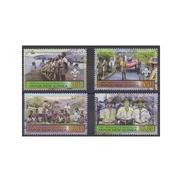 Acheter cette série de timbres de Papouasie-Nouvelle-Guinée de l'année 2007 (No 1143/1146).