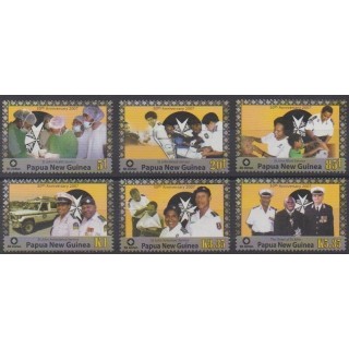 Acheter cette série de timbres de Papouasie-Nouvelle-Guinée de l'année 2007 (No 1183/1188).