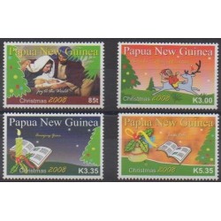 Papouasie-Nouvelle-Guinée - 2008 - No 1251/1254 - Noël