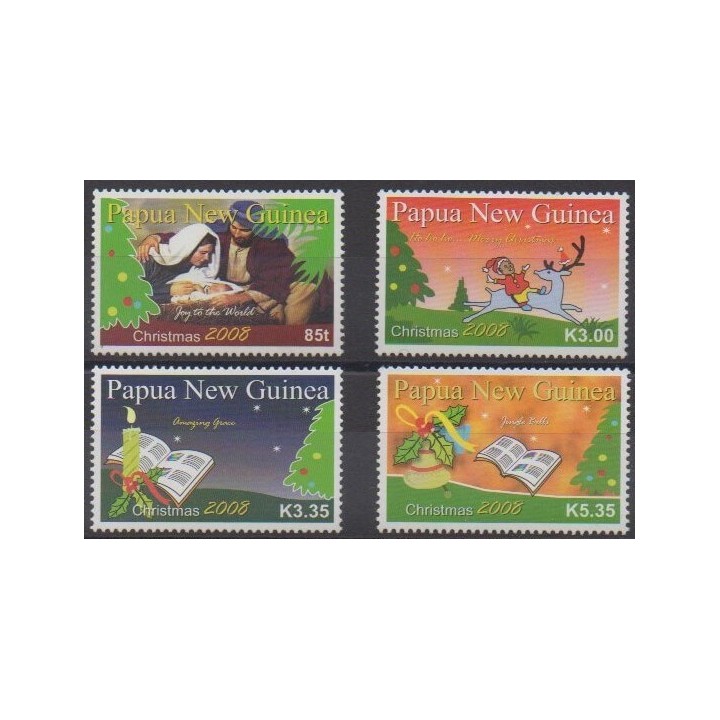 Acheter cette série de timbres de Papouasie-Nouvelle-Guinée de l'année 2008 (No 1251/1254).