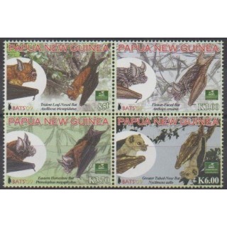 Acheter cette série de timbres de Papouasie-Nouvelle-Guinée de l'année 2009 (No 1307/1310).