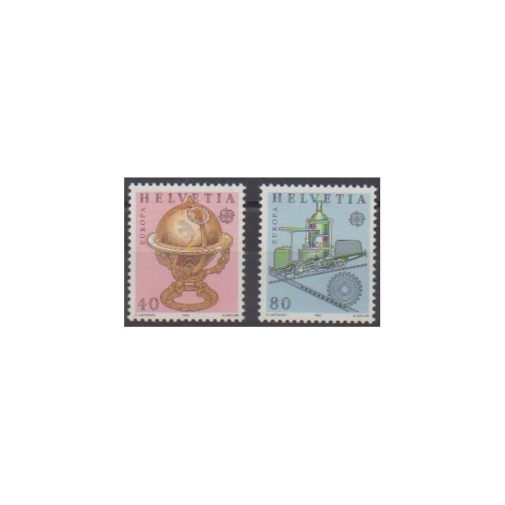 Acheter cette série de timbres de Suisse de l'année 1983 (No 1178/1179).