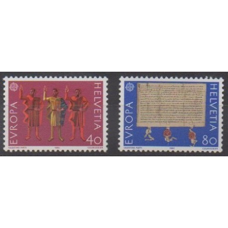 Swiss - 1982 - Nb 1150/1151 - Various Historics Themes - Europa