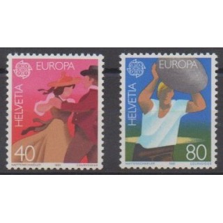 Buy this set of stamps of Swiss of the year 1981 (Nb 1126/1127).