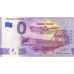 Euro banknote memory - 14 - Pegasus Bridge - 2020-2 - Anniversary