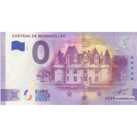 Billet souvenir - 24 - Château de Monbazillac - 2020-3 - Anniversaire
