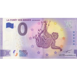 Euro banknote memory - 46 - La Forêt des Singes - 2020-3 - Anniversary