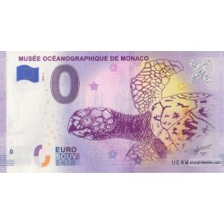 Euro banknote memory - MC - Musée océanographique de Monaco - Tortue - 2020-3
