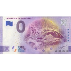 Euro banknote memory - 35 - Aquarium de Saint-Malo - 2020-3 - Nb 9635