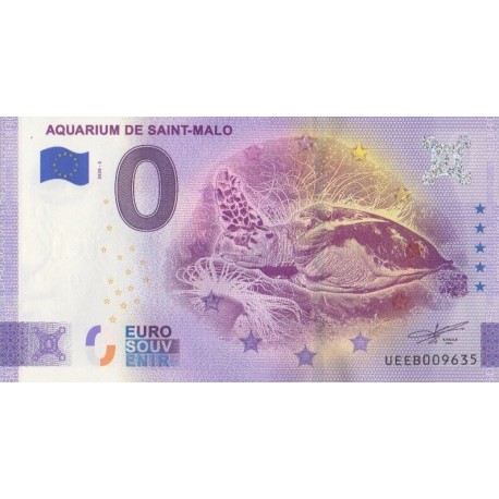 Euro banknote memory - 35 - Aquarium de Saint-Malo - 2020-3 - Nb 9635