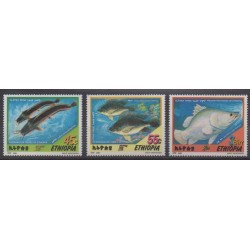 Éthiopie - 2001 - No 1518/1520 - Vie marine