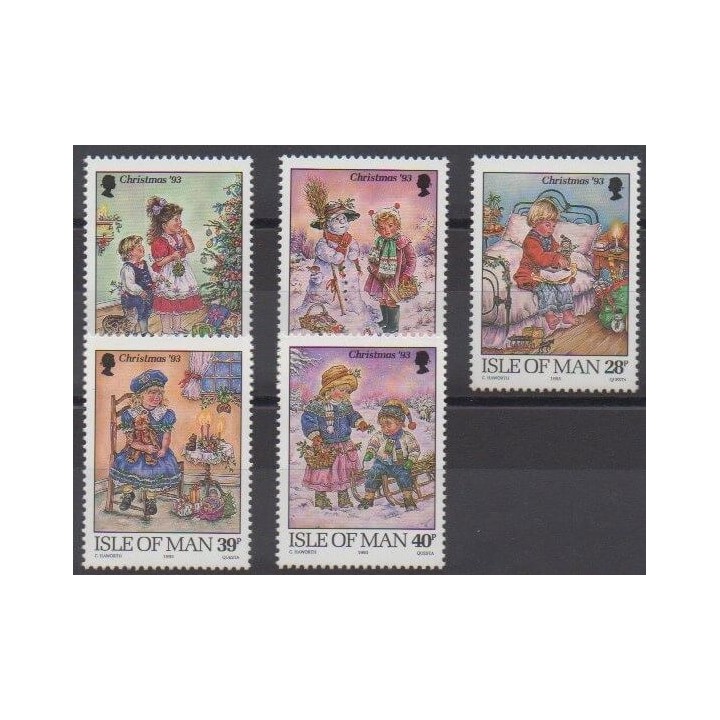 Buy this set of stamps of Isle of Man of the year 1993 (Nb 600/604).