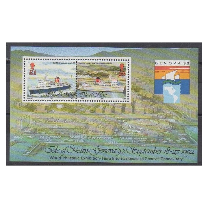 Buy this souvenir sheet  of Isle of Man of the year 1992 (Nb BF20).