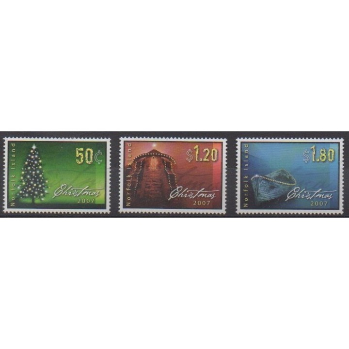 Acheter cette série de timbres de l'île de Norfolk de l'année 2007 (No 941/943).