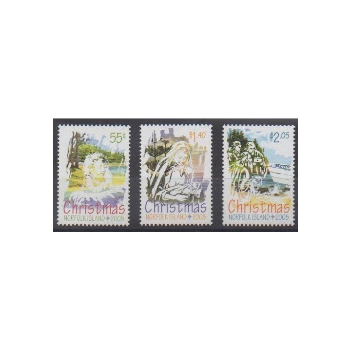 Buy this set of stamps of Norfolk of the year 2008 (Nb 978/980).