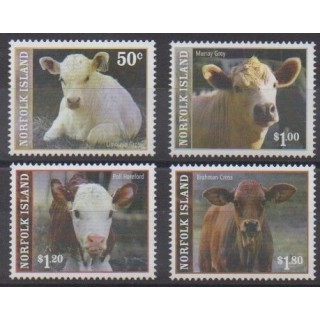 Acheter cette série de timbres de l'île de Norfolk de l'année 2008 (No 955/958).